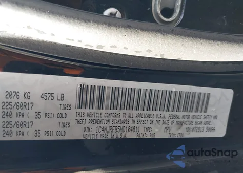 2017 Jeep Patriot Latitude 4X4 from USA, damaged, VIN 1C4NJRFB5HD104911